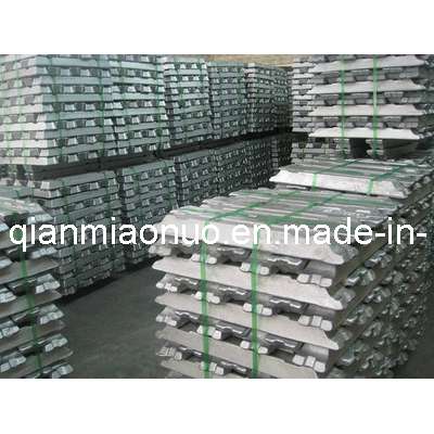 Zinc Ingot 99.995%, Zinc Ingots 99.99% for Sale